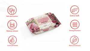 Lingettes humides extra douces PureBaby douces et naturelles sans danger pour les soins de la peau de bébé et le démaquillage en coton à usage domestique - Product Image 3