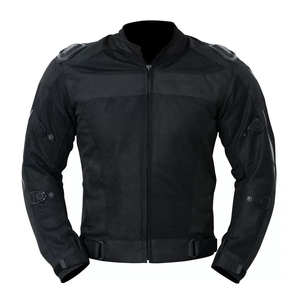 Chaqueta de moto textil impermeable de verano para hombre Hi-Viz amarillo negro CE Protector a prueba de viento para motocicleta de turismo de aventura - Product Image 4