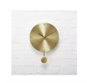 Azora Industries Handmade Metal <b>Wall</b> <b>Clock</b> New Design Art Deco <b>for</b> Home Office <b>Living</b> <b>Room</b> Bedroom Decoration Quartz Needle - Product Image 1