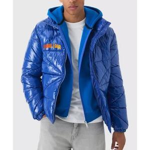 Veste matelassée personnalisé Manteau à bulles Veste du nord Face épaisse duvet de coton rembourré pour l'hiver Veste matelassée personnalisée pour hommes - Product Image 3