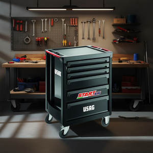 Gabinete con Ruedas Usag con 6 Cajones (Vacío) - Categoría de Productos: Gabinetes para Herramientas - Product Image 3