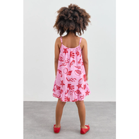 Chiffon Einfarbiges Spitzen-Minikleid für Babymädchen Frühling/Sommer/Herbst Vietnam ODM OEM Design A-Linien-Silhouette Waschbar Atmungsaktiv