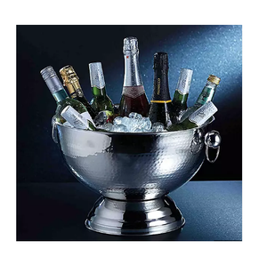 Accessoires de barre de bol de poinçon en acier faits à la main de nouveau design de luxe pour la maison ou la partie pour le refroidisseur de bouteille de bière - Product Image 1