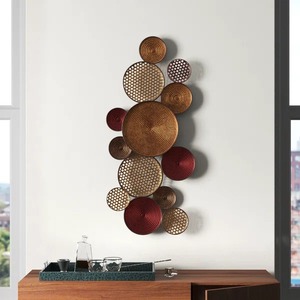 Panel de Arte de pared de Metal moderno de lujo Venta caliente escultura abstracta de alta calidad para sala de estar dormitorio Oficina - Product Image 6