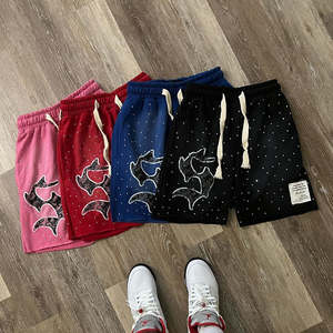 Unisex Vintage Wash Heavyweight Sunfaded <b>Sweat</b> <b>Shorts</b> New Design Streetwear 100% Cotton Custom Logo Printing Thick Corduroy for - Product Image 4