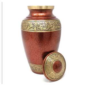 Made in India Aluminium Urn for Human Ashes Funeral Cremation Urn with Top Quality Price - Product Image 5