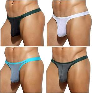 String en T pour hommes, bikini string sexy, sous-vêtements taille basse, lingerie gay cool, sous-vêtements transparents en maille pour hommes - Product Image 3