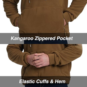 Logo personnalisé Sweats à capuche surdimensionnés pour hommes 500 Gsm 100% Coton Polaire Épais Pull Haute Qualité Hiver Streetwear Polyester/Coton - Product Image 2