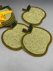 Posavasos de nogal Juegos de posavasos de madera de nogal-Calidad superior - Product Image 2