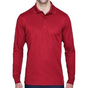 Polo de mode pour hommes, couleur unie, manches longues, Design décontracté, Logo personnalisé, bon marché, prix Premium - Product Image 6