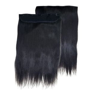 hair clip big layer hair extensions natural color straight remy hair or human hair 100% single drawn - Product Image 2