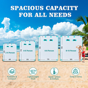 <span class=keywords><strong>Plateforme</strong></span> flottante <span class=keywords><strong>gonflable</strong></span> <span class=keywords><strong>aquatique</strong></span> commerciale OEM d'usine pour équipement de parc <span class=keywords><strong>aquatique</strong></span> fluvial, certifiée CE, tissu Drop Stitch, ODM - Product Image 5