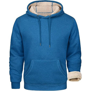 2023 logotipo personalizado francés Terry bordado liso recortado algodón transpirable cremallera completa Sudadera con capucha para hombres - Product Image 3