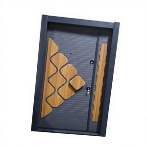 Diseño Gráfico 3D Moderno de Madera/Acero-Madera/PVC para Exteriores, Almacenes, Apartamentos, Hoteles, Villas, Oficinas en Casa - Product Image 1