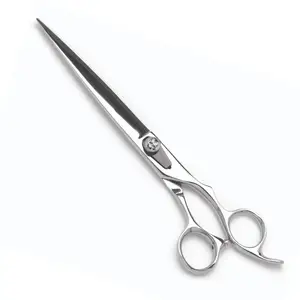 Tesoura de barbeiro JP 440C Tesoura para cortar cabelo 5" 5.5" 6" Tesoura reta para cabeleireiro Tesoura de barbeiro