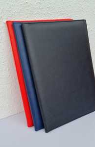 Titulaire de certificat en cuir de taille A4 de graduation personnalisée couverture de diplôme de titulaire de certificat de diplôme, bleu - Product Image 6