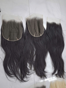 Haute qualité 100% vierge vietnamienne Extensions de cheveux Machine Double trame rebond 8x8 HD dentelle fermetures Vietnam toutes les couleurs - Product Image 4