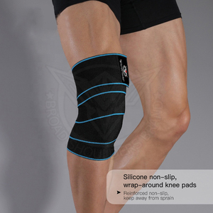 Düşük adedi sürdürülebilir performans Fitness diz sarar powerbreathable nefes Fit için rahat neopren spor eğitimi ekipmanları