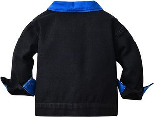Chaquetas Vaqueras de Manga Larga para Niños, Estilo Vintage, Ropa de Bebé, Venta al por Mayor Directa de Fábrica, OEM Personalizado - Product Image 2