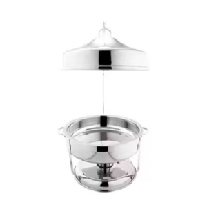 Nueva llegada Vintage Chaffing Platos de acero inoxidable Catering Calentador de alimentos Top Chaffing Platos por Indian Metal World - Product Image 1