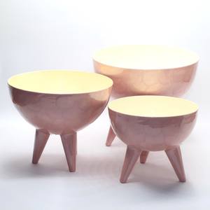 Nouveauté bol de service à salade en métal élégant pour fruits et salade, utilisation pour la maison, hôtel, salle à manger, ustensiles de cuisine, vente en gros - Product Image 2