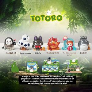 Figurines de boîte mystère Totoro Elf, style <span class=keywords><strong>anime</strong></span> créatif et amusant, ornements de bureau de dessin animé, jouet de collection mignon, Xin Fun Japon, vente directe en gros - Product Image 2
