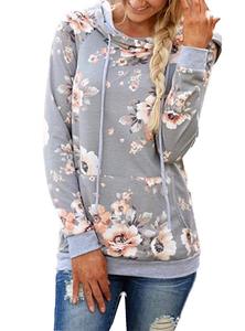 Sudaderas con capucha para mujeres, chicas adolescentes, informal, holgadas, de Color sólido, de manga larga, sudadera con capucha, Tops, sudaderas informales de manga larga - Product Image 4