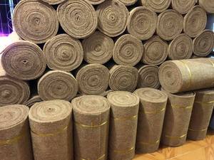 Best Price <b>Large</b> Coir <b>Mat</b> Net Roll From Vietnam Woven Technics for Hotel Resort Beach Beach Paving - Product Image 2