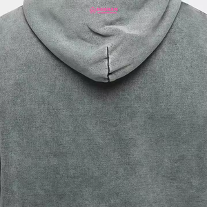 Sweat-shirts unisexes à manches régulières en molleton de coton imprimé de haute qualité / French Terry, confortables, à épaules tombantes, délavés à l'acide, respirants - Product Image 5