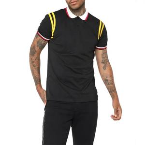 Personalizado 100% algodón para hombre para camisetas rayas estilo deportivo transpirable secado rápido Anti-Pilling manga corta Casual - Product Image 1