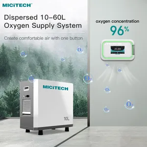 MICiTECH kostengünstiger direktlieferungsmaschinenfabrik hoher durchfluss PSA-Sauerstoffherstellungsmaschine fischfarm-Sauerstoffkonzentrator