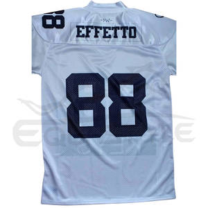 White American Football Uniform Sets Custom Sublimation Letter <b>Print</b> Jersey Shorts Factory Direct OEM Youth Football <b>Kits</b> - Product Image 2