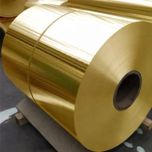 Bobina de latón C2700 H80 H90 con superficie brillante, servicio de soldadura, banda metálica decorativa de 0.1-3mm para decoración - Product Image 1