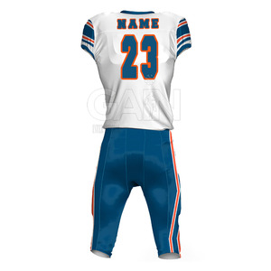 Ensemble de maillots de football américain pour hommes, design 2024, respirant, manches courtes, coupe ample, grandes tailles - Product Image 2