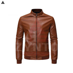 Veste en cuir de qualité supérieure au meilleur prix, veste en cuir personnalisée pour homme, veste en cuir tendance fabriquée au Pakistan - Product Image 5
