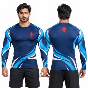 Camiseta de Compresión Deportiva para Hombre, Manga Larga, Ropa Deportiva para Entrenamiento, Fitness, Running, Ciclismo, Surf, Gimnasio - Product Image 3