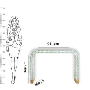 Mesa consola moderna de lujo con incrustaciones de nácar, suministro a granel de fábrica de India para sala de estar - Product Image 2