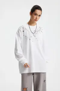 Hip Hop estilo 100% algodón en relieve sudaderas con capucha - Product Image 3