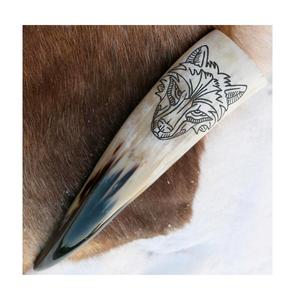 Jarra Artesanal Estilo Animal Real, Cuerno Vikingo para Beber, Pulido, para Cerveza, Sidra, Artesanía Natural, Ecológico, Personalizado - Product Image 2