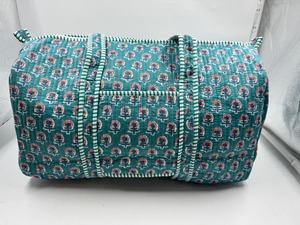 กระเป๋าเดินทางทรงดัฟเฟิลผ้าฝ้ายคันธาแบบควิลท์ สไตล์โบโฮ ซาฟารี หรูหรา เป็นมิตรกับสิ่งแวดล้อม ความจุขนาดใหญ่ ทนทาน เหมาะสำหรับกิจกรรมกลางแจ้ง (มีซิป) - Product Image 4