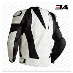 Chaqueta de Motociclismo para Hombre Vanucci, Cuero Genuino de Vaca, Equipo de Protección Nivel 2 CE con Soporte para la Espalda - Product Image 2