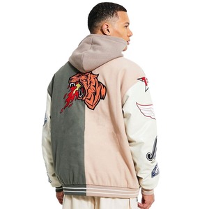 Veste Letterman sur mesure pour hommes Automne et hiver Veste à col montant à séchage rapide de haute qualité - Product Image 6