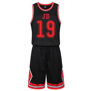 Ensemble d'uniformes de basket-ball personnalisés respirants, Vêtements de sport imprimés grande taille à bas quantité minimale de commande - Product Image 1
