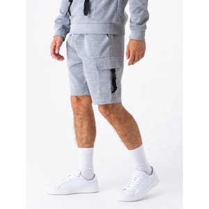 ชุดเสื้อผ้า2ชิ้นแบบลำลองสำหรับผู้ชายชุดเสื้อผ้า2ชิ้นผ้าคอตตอนคู่100% ชายเสื้อและกางเกงขาสั้นสำหรับผู้ชายฤดูร้อน - Product Image 5