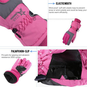 Winter Warm Ski Mittens Snowboarding <b>Gloves</b> Lining Windproof Outdoor Ski Sports <b>Gloves</b> - Product Image 4