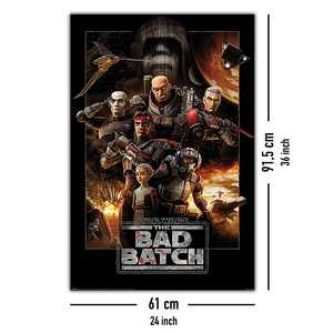 Póster de Star Wars: The Bad Batch de Estilo Moderno, Secuela de The Clone Wars, para Decoración de Pared - Product Image 2