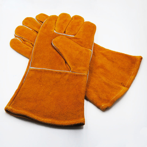 Guantes de Cuero de Piel de Cabra Resistentes a los Cortes, con Diseño Floral de Búfalo, de 12 Pulgadas, Protección para Soldadura, Trabajo Agrícola y de Jardinería - Product Image 4