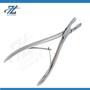 Pinza Rongeur Heanley, Mandíbulas Rectas Largas y Finas, Articulación de Tornillo, Mordida de 4 mm, 178 mm, Juego de Instrumentos Quirúrgicos de Acero Inoxidable, Certificado CE, Uso General - Product Image 2