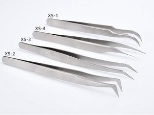 Pinzas de Acero Inoxidable para Extensión de Pestañas, 4 Estilos, Herramientas de Precisión para Maquillaje y Cejas - Product Image 5