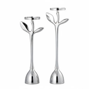 Porte-bougie en spirale en métal noir design moderne, décoration de maison unique en fer, chandelier de table, fournisseurs en gros - Product Image 6